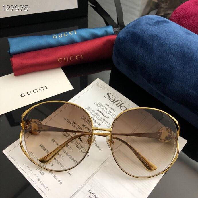 GUCCI古馳 網紅款 時尚百搭款 太陽鏡 GG0225  lly1127